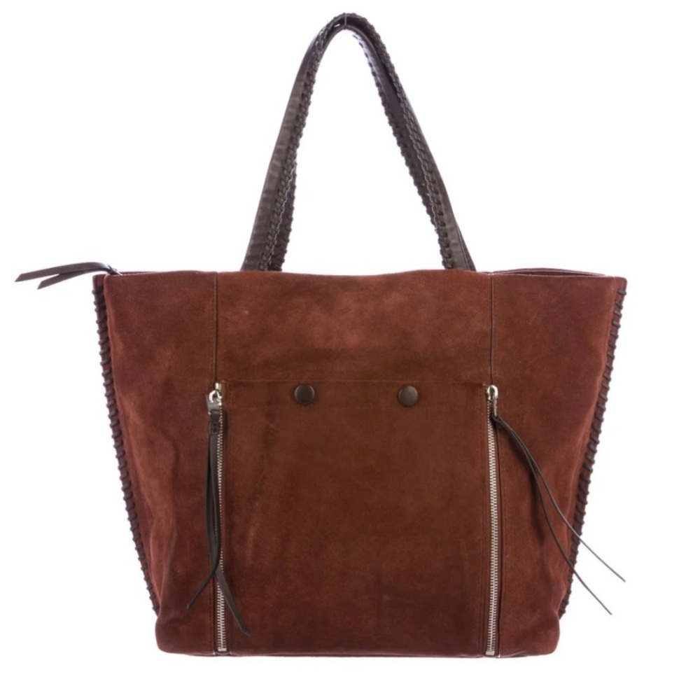 ALLSAINTS
Fleur De Lis East/West Suede Tote